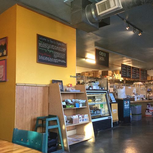 interior view at Papa G's Vegan Organic Deli in Portland