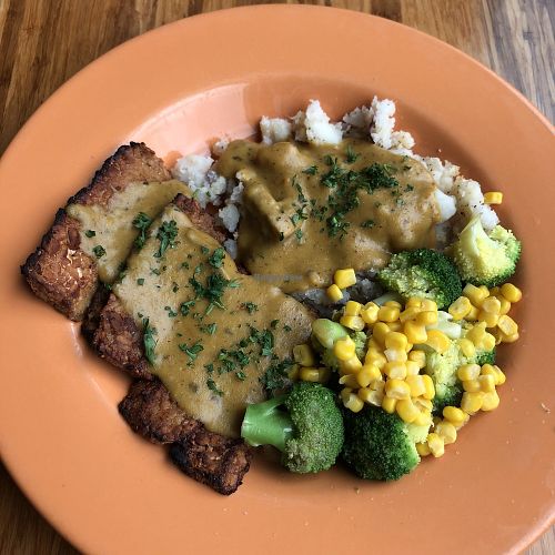 Country Plate at Papa G's Vegan Organic Deli in Portland