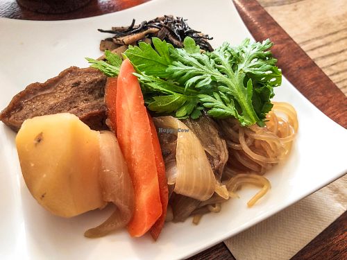 Part of set menu lunch at Aoi Sora Organic Cafe in Sapporo