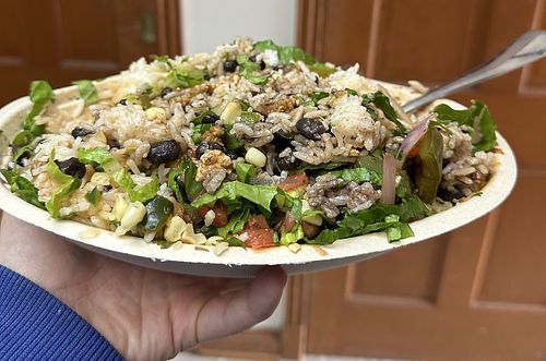 Sofritas bowl  at Chipotle - S High St in Columbus