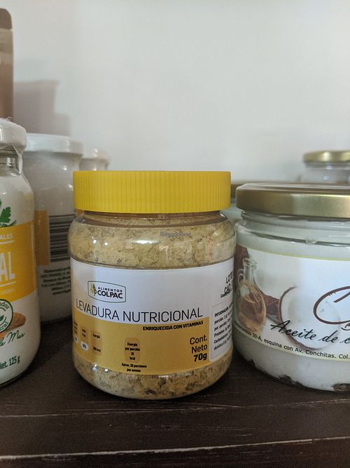 Nutritional yeast!! at Vegan Bageri in Zapopan