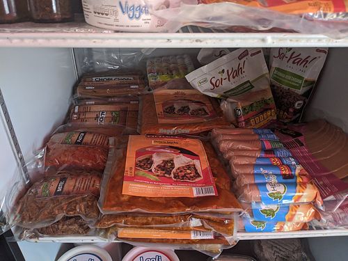 More mock meats at Vegan Bageri in Zapopan