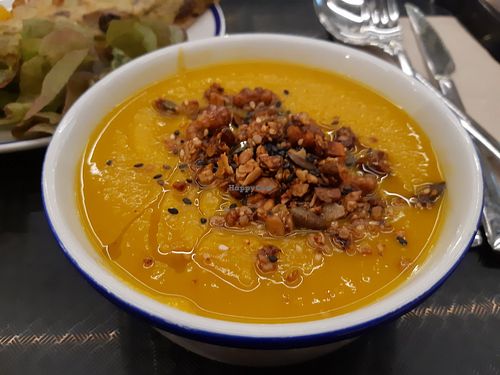 Creamed vegetables at Curcuma Green Food in Burgos