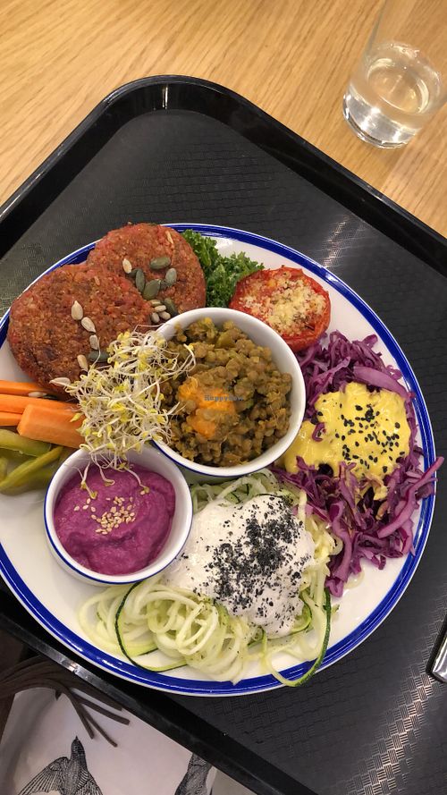 Buddha bowl at Curcuma Green Food in Burgos