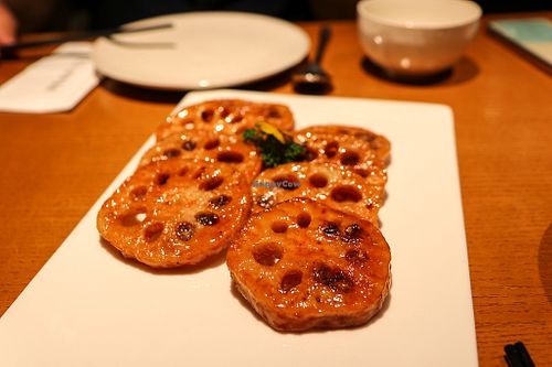 sweet and sour lotus root at Lín Hú SùShí - The Lakeside Veggie in Shanghai
