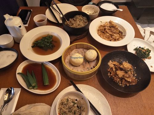 Just some of what we had. at Lín Hú SùShí - The Lakeside Veggie in Shanghai