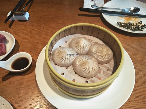 Soup filled dumplings. at Lín Hú SùShí - The Lakeside Veggie in Shanghai