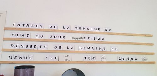 Menu at Bio Délices in Bourg-en-bresse