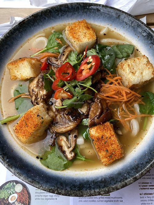 kare burosu ramen at Wagamama - Quincy Market in Boston