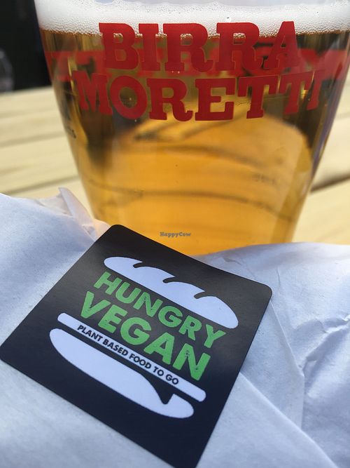 Lunch in the stack at Hungry Vegan in Newcastle Upon Tyne