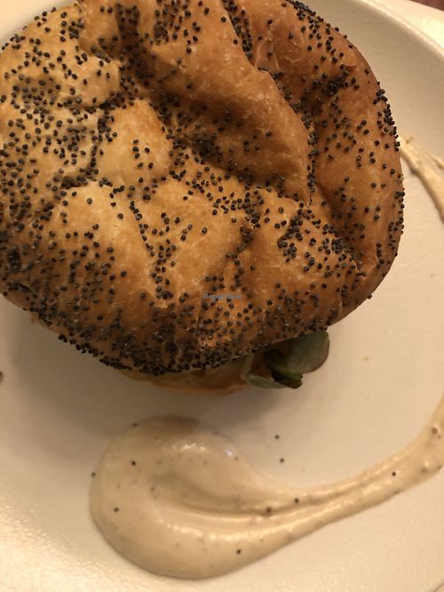 Portobello mushroom and seitan burger   at brEAThe Restaurant - Pigalle in Paris