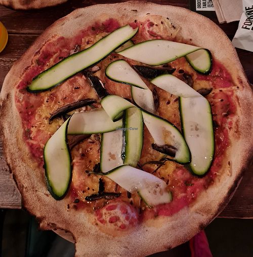 Zucchini, rosemary, pine nuts, mushroom & vegan cheese 😋 at BrewDog in Nottingham