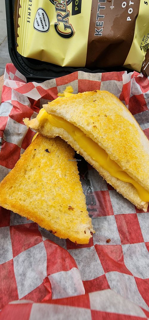 Vegan Grilled cheese at Old Shillelagh in Detroit