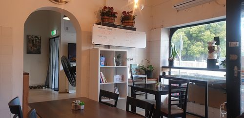 Inside at Vinnie's Vegie Cafe & Bar in Brunswick