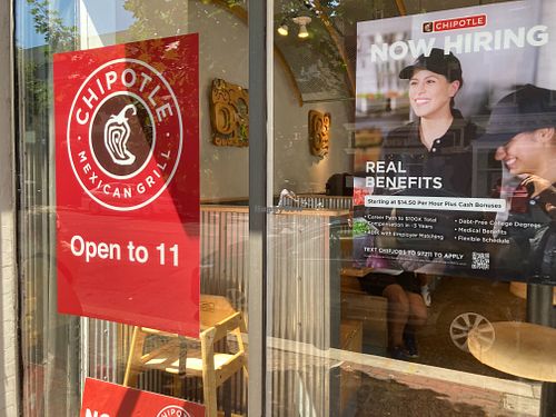 Front of Alexandia Chipotle branch at Chipotle - King St in Alexandria