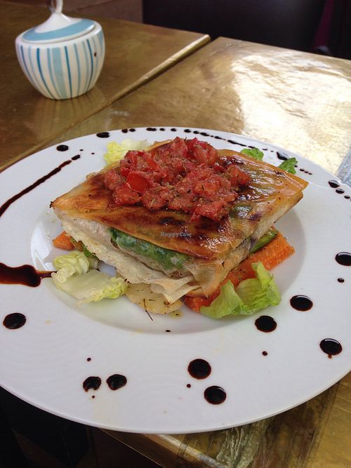 The feuilleté at Earth Cafe - Derb Zawak in Marrakech