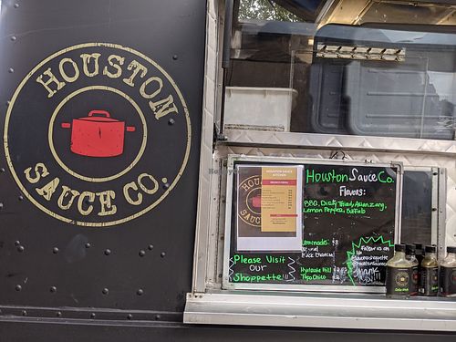 Truck & menu at Houston Sauce Co in Houston