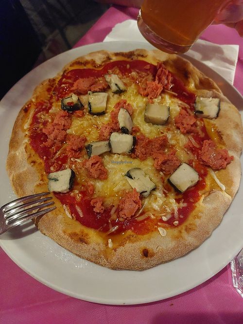 Gorgonzola e salsiccia at Ristoro Dantesca in Pisa