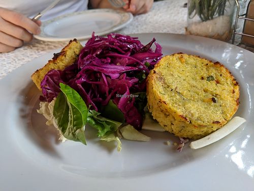 Couscous burger at Ristoro Dantesca in Pisa