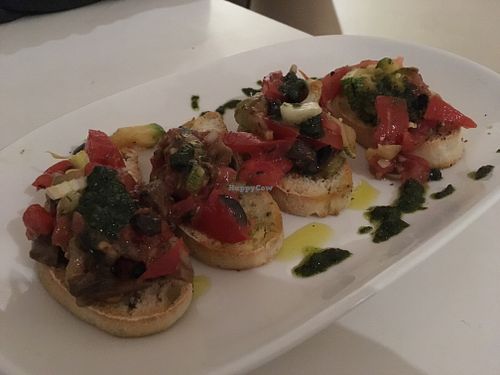 Bruschette  at La Caffetteria in Valparaiso