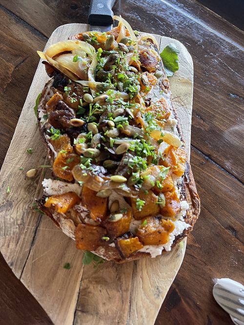 Butternut Squash Toast at O'cado in Sherman Oaks
