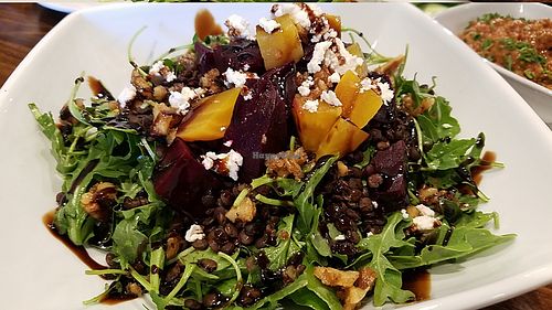 Beet and lentil salad at O'cado in Sherman Oaks