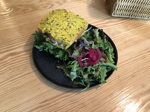 Jackfruit tuna sandwich  at Orteá - Vegan Collective in Lisbon