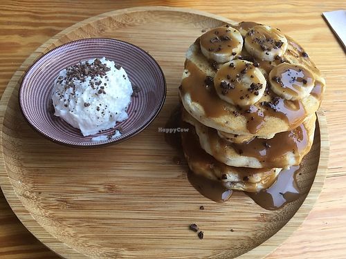 Banoffee pancakes at Orteá - Vegan Collective in Lisbon