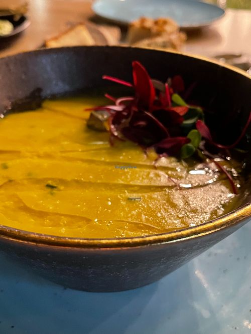 Soup of the day at Orteá - Vegan Collective in Lisbon