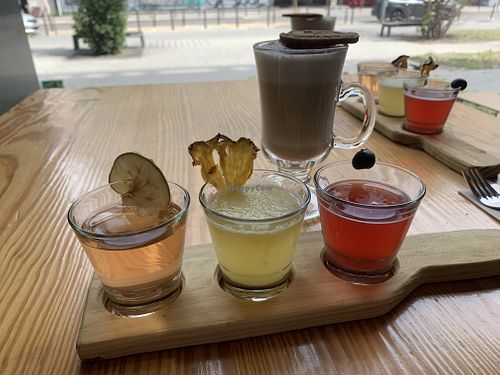 Homemade kombucha   at Orteá - Vegan Collective in Lisbon