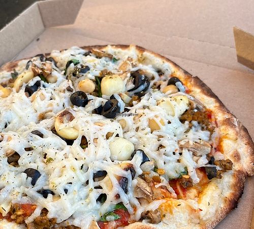 “Rule of thirds” pizza  at Mod Pizza in Redlands