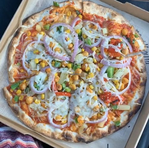Vegan pizza!  at Mod Pizza in San Ramon