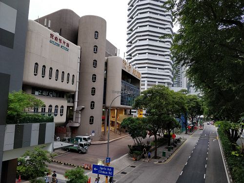 Golden mile tower Street view at Coffee Fusion in Central Singapore