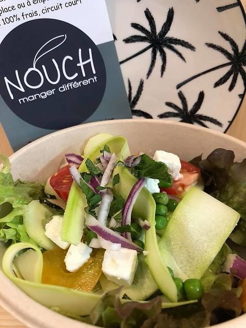 Salad bar at Nouch in Annecy