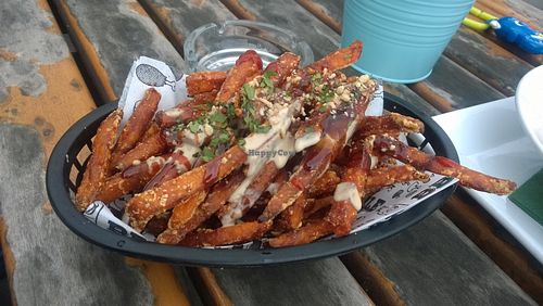 Vietnamese sweet potato fries  at The Tyne Bar in Newcastle Upon Tyne