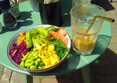 Poke bowl! at Nissa cafe in Hillegom