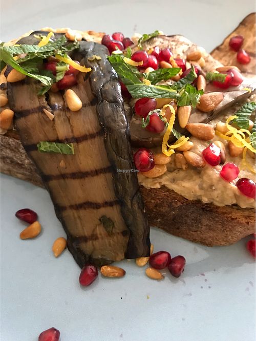 Baba ganoush sandwich! at Nissa cafe in Hillegom