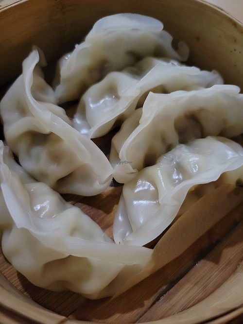 Mushroom dumplings at Kensho in Westminster