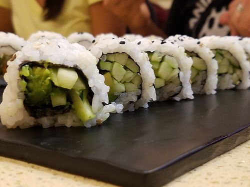 Cucumber roll at Kensho in Westminster