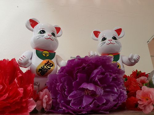 Decor at True Veggie 实斋 in Central Singapore