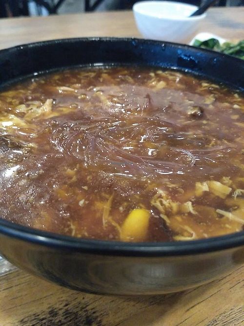 Vegetarian Shark's Fin Soup at True Veggie 实斋 in Central Singapore