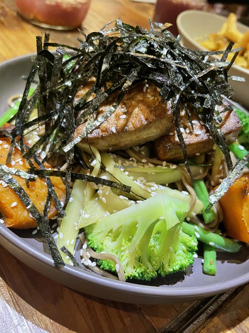 Soba noodle  at POP vegan in Hong Kong Island