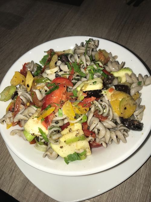 Gluten free pasta salad  at The Electric Vegan in Dublin
