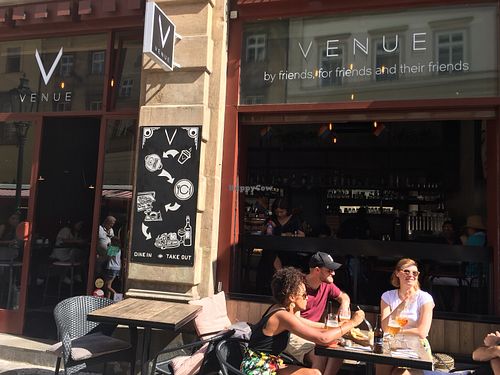 Outside  at Venue in Prague