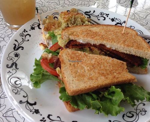 VLT and Chipotle quesadilla . Yum! Don't forget the agave limeade!  at Spiral Diner & Bakery in Dallas
