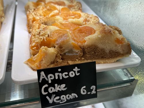 vegan cake  at American Bagels & Coffee Co in Vaduz