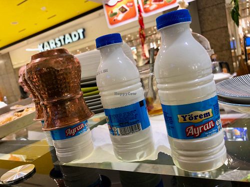 non-vegan ayran milk at Cigköftem in Darmstadt