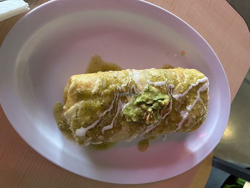 Cheese god chimichanga with pastor - very good!   at House of Mexica in Reno