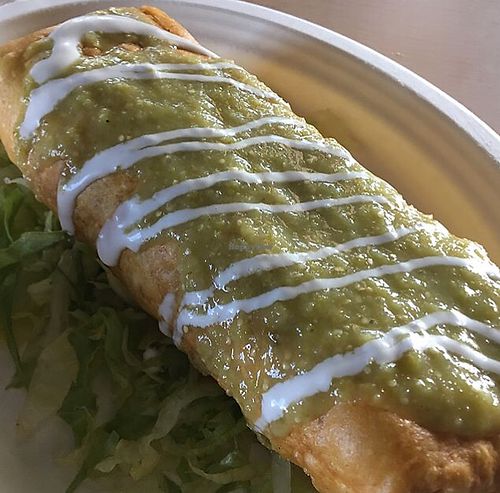Carne Asada Chimichanga  at House of Mexica in Reno