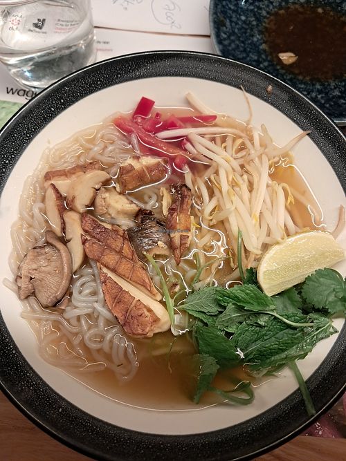 King oyster mushroom pho at Wagamama - Covent Garden in London